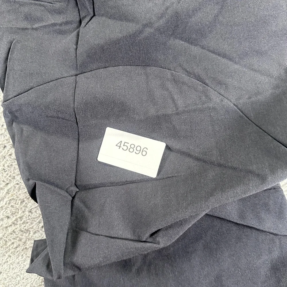 Paskho Pant Mens XL Black Nylon Windbreaker Straight Hiking Gorpcore Stretch